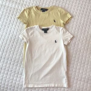 Girls Ralph Lauren Polo shirts sz 6